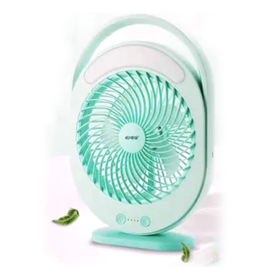 Picture of Portable Rechargeable Desktop Fan With LED Light - Multi-color