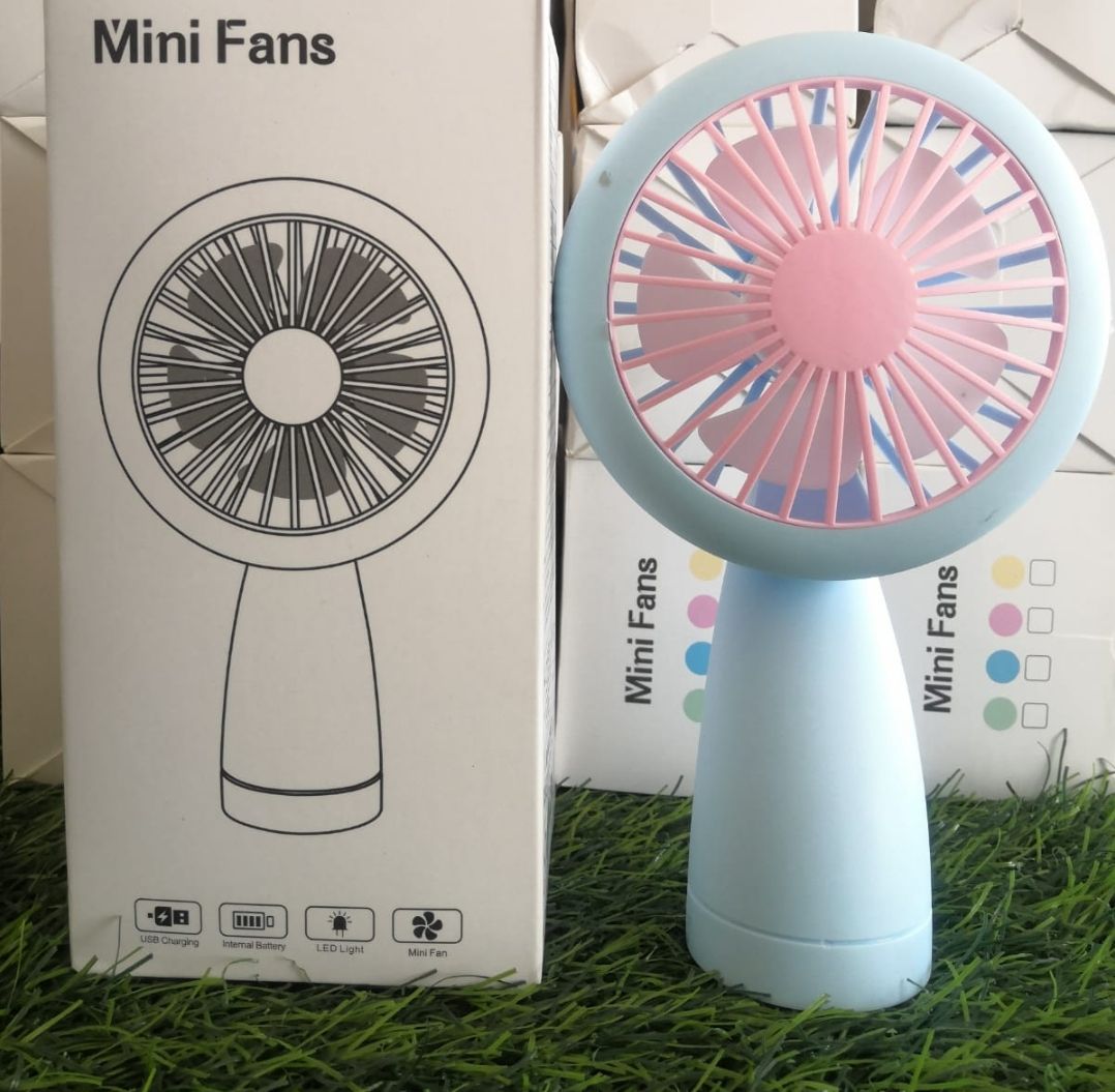 Picture of Portable mini fan with stylish light - Multicolor