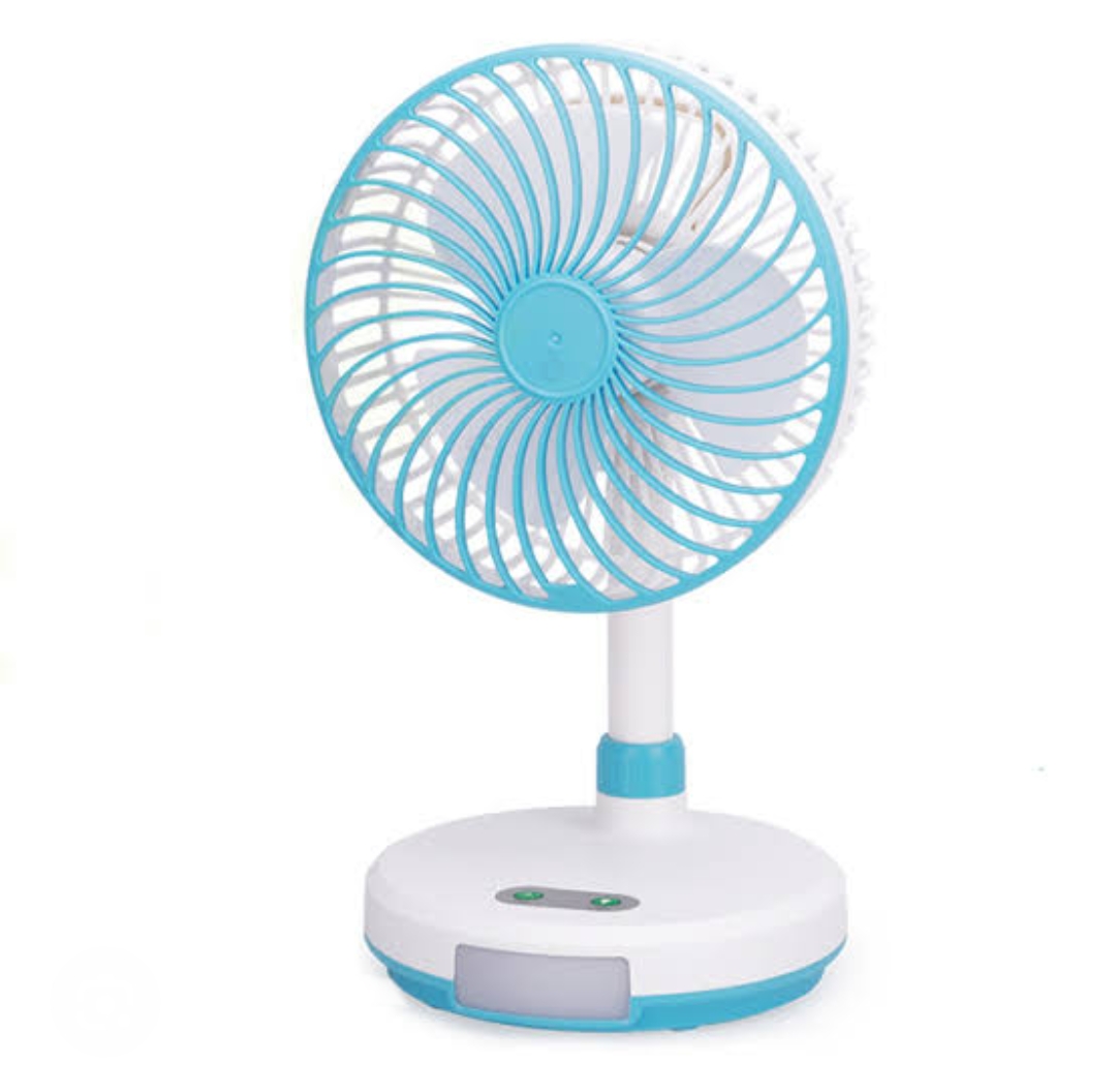 Picture of Portable Handle Rechargeable Fan With LED Light