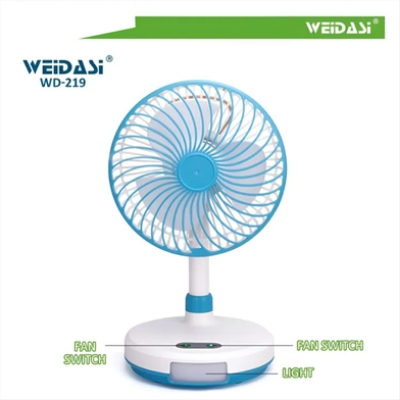 Picture of Portable Handle Rechargeable Fan With LED Light