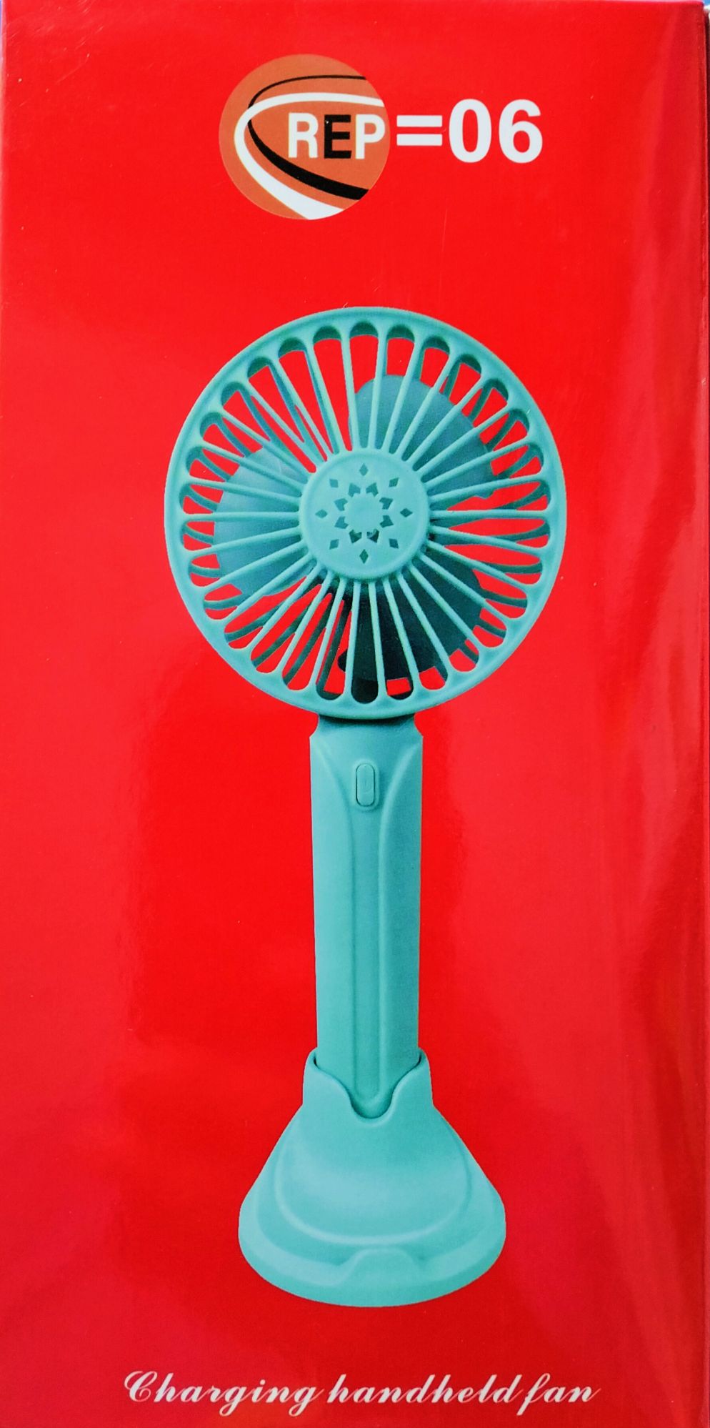 Picture of Portable Hand held small fan with mobile Holder