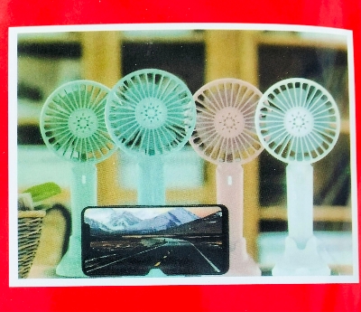 Picture of Portable Hand held small fan with mobile Holder