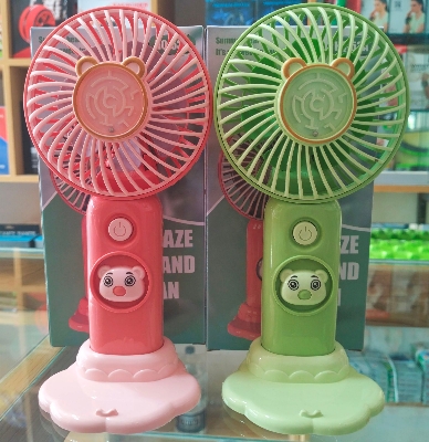 Picture of Summer heat Portable handheld mini fan with mobile holder - Multicolor