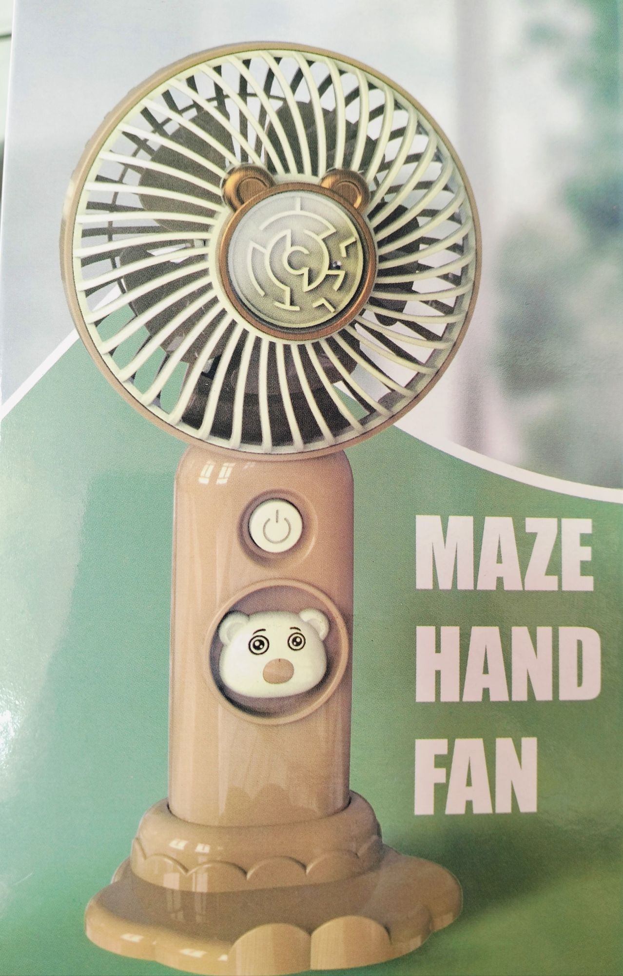 Picture of Summer heat Portable handheld mini fan with mobile holder - Multicolor