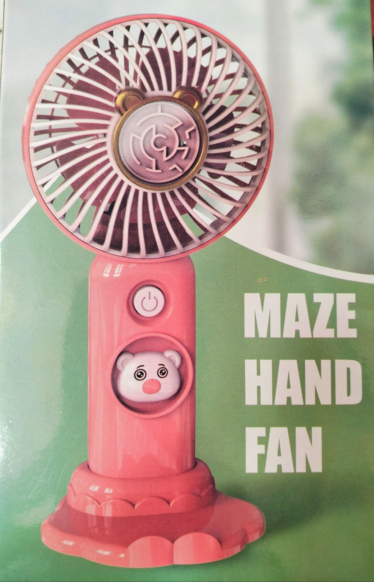 Picture of Summer heat Portable handheld mini fan with mobile holder - Multicolor