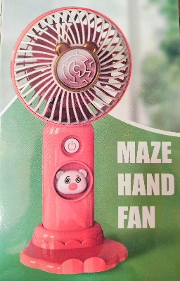 Picture of Summer heat Portable handheld mini fan with mobile holder - Multicolor