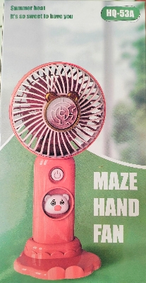 Picture of Summer heat Portable handheld mini fan with mobile holder - Multicolor