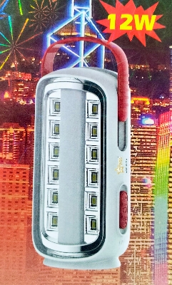 Picture of 12W LED and Tube rechargeable light - Multicolor