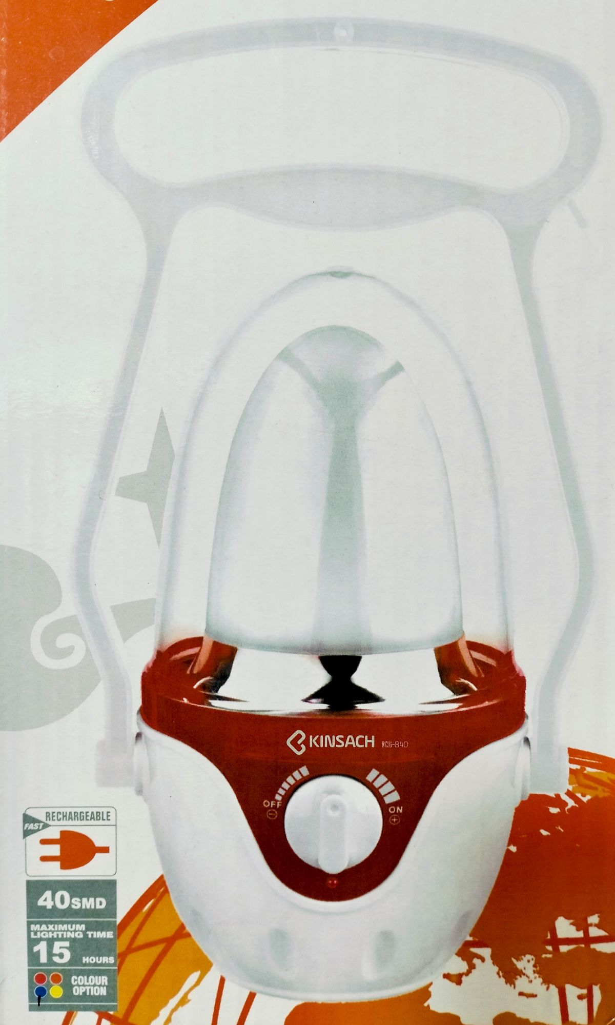 Picture of Adjustable 40SMD rechargeable LED light -Multicolor