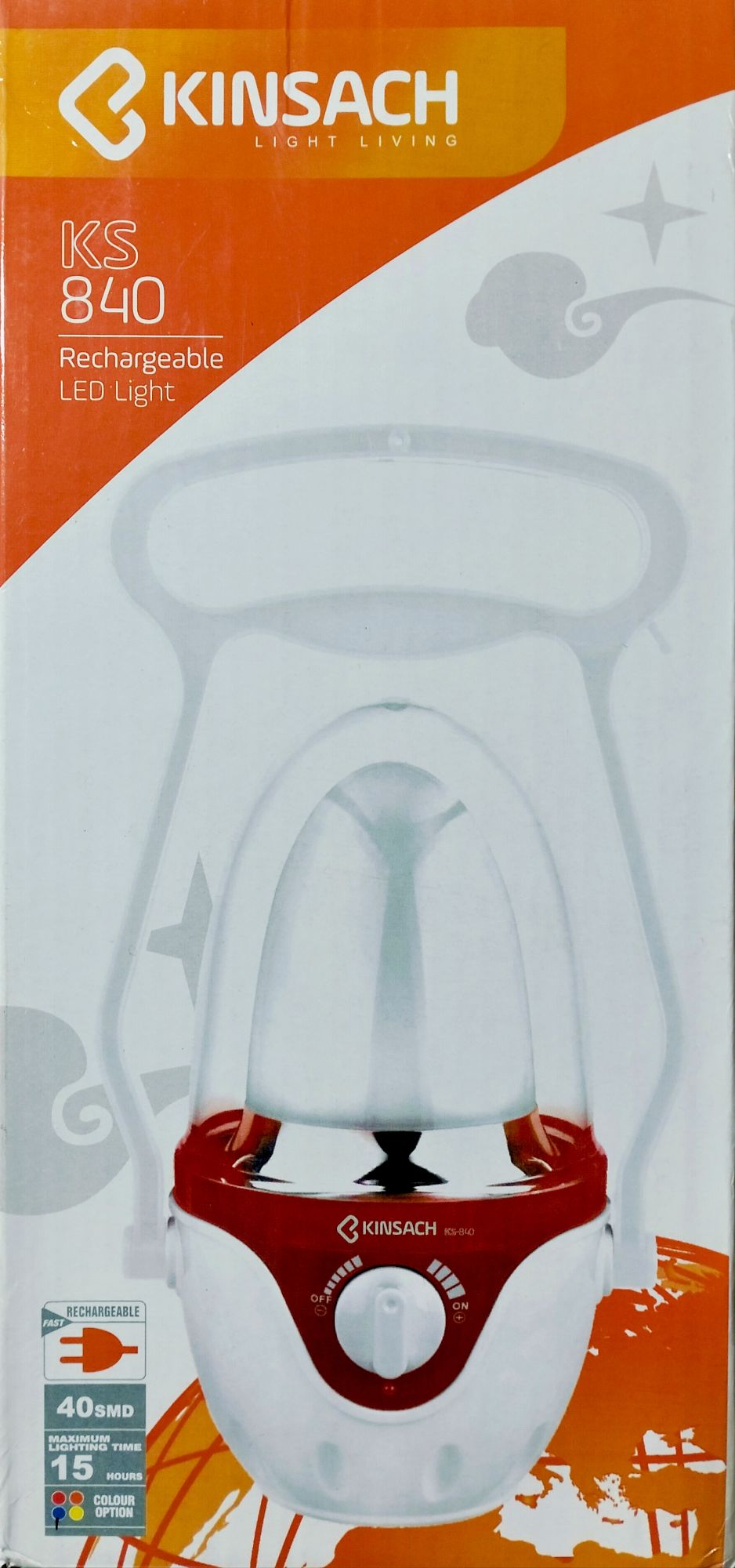 Picture of Adjustable 40SMD rechargeable LED light -Multicolor