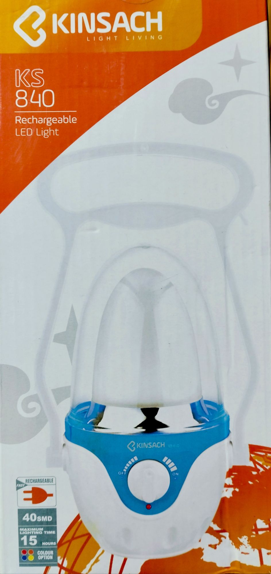 Picture of Adjustable 40SMD rechargeable LED light -Multicolor