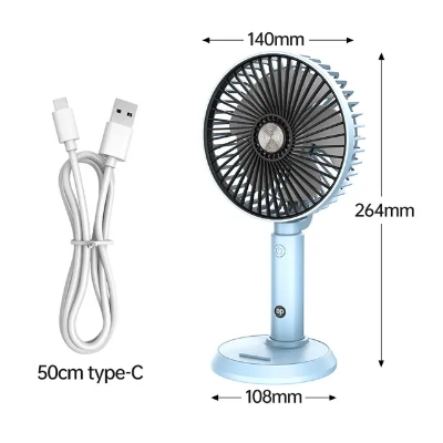 Picture of DP-7640 Desktop Portable rechargeable Fan - Multicolor