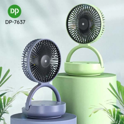 Picture of Folding Desktop Portable Rechargeable Moving Fan