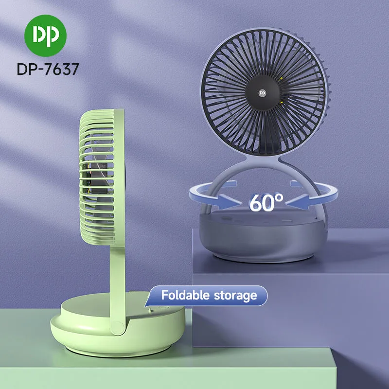 Picture of Folding Desktop Portable Rechargeable Moving Fan