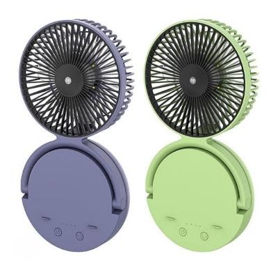 Picture of Folding Desktop Portable Rechargeable Moving Fan