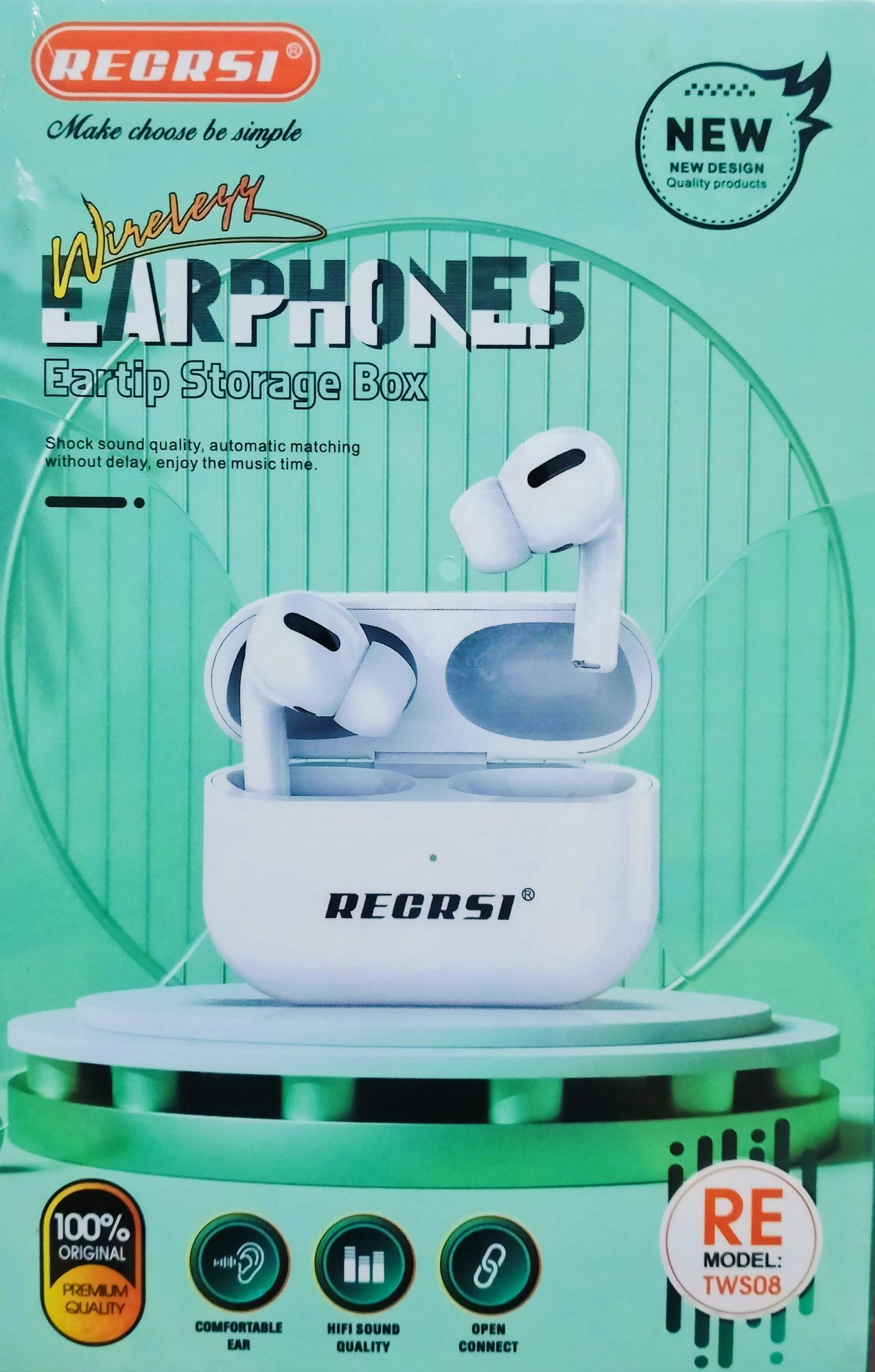 Picture of HIFI Sound Quality Wireless Earphones - Lightweight design