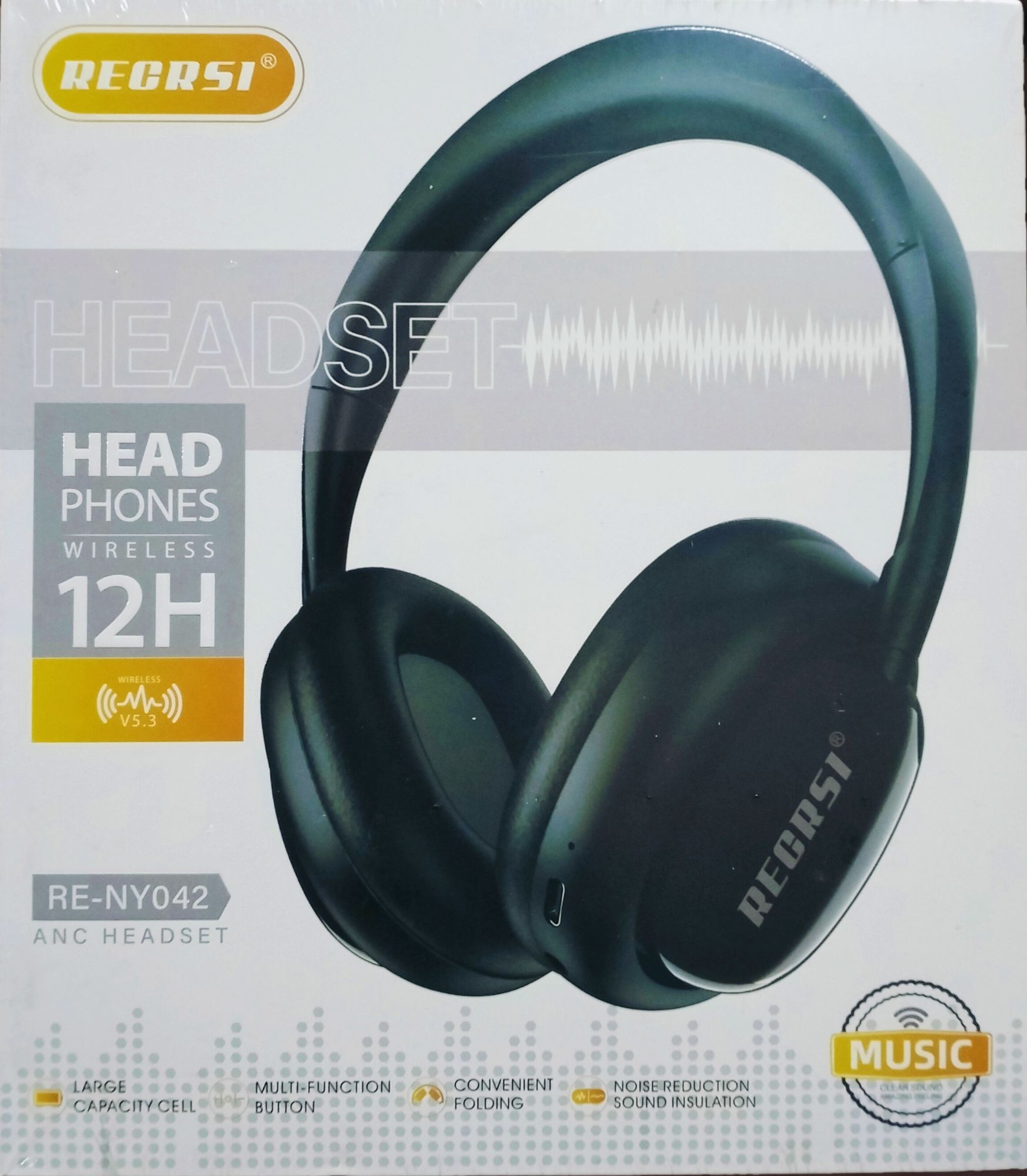 Picture of RECRSI RE-NY042 Wireless headphones Amazing Feeling Sound