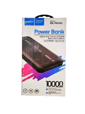 Picture of RECRSI RE-PB-101 Power bank 10000mAh - Black