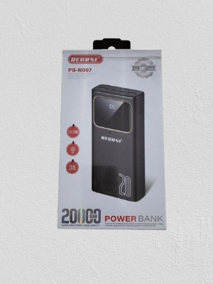 Picture of Super High Power Large Capacity 20000mAh Power Bank - Black