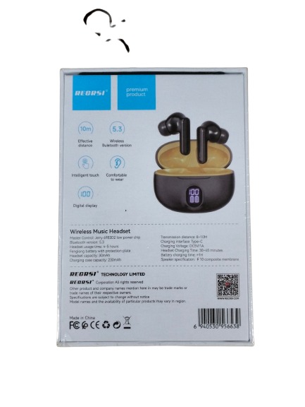 Picture of RECRSI RE-S960 Wireless headset Digital Display - Multicolor