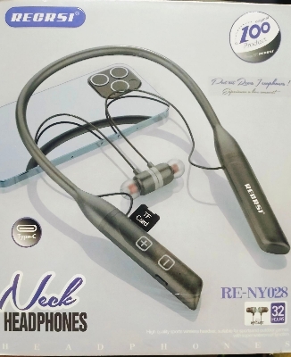 Picture of Wireless Neck Headphones With Super Waterproof Function