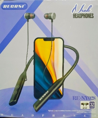 Picture of Wireless Neck Headphones With Super Waterproof Function