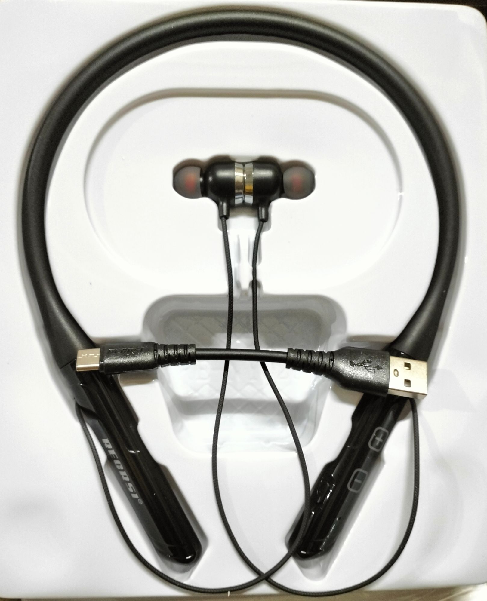 Picture of Wireless Neck Headphones With Super Waterproof Function