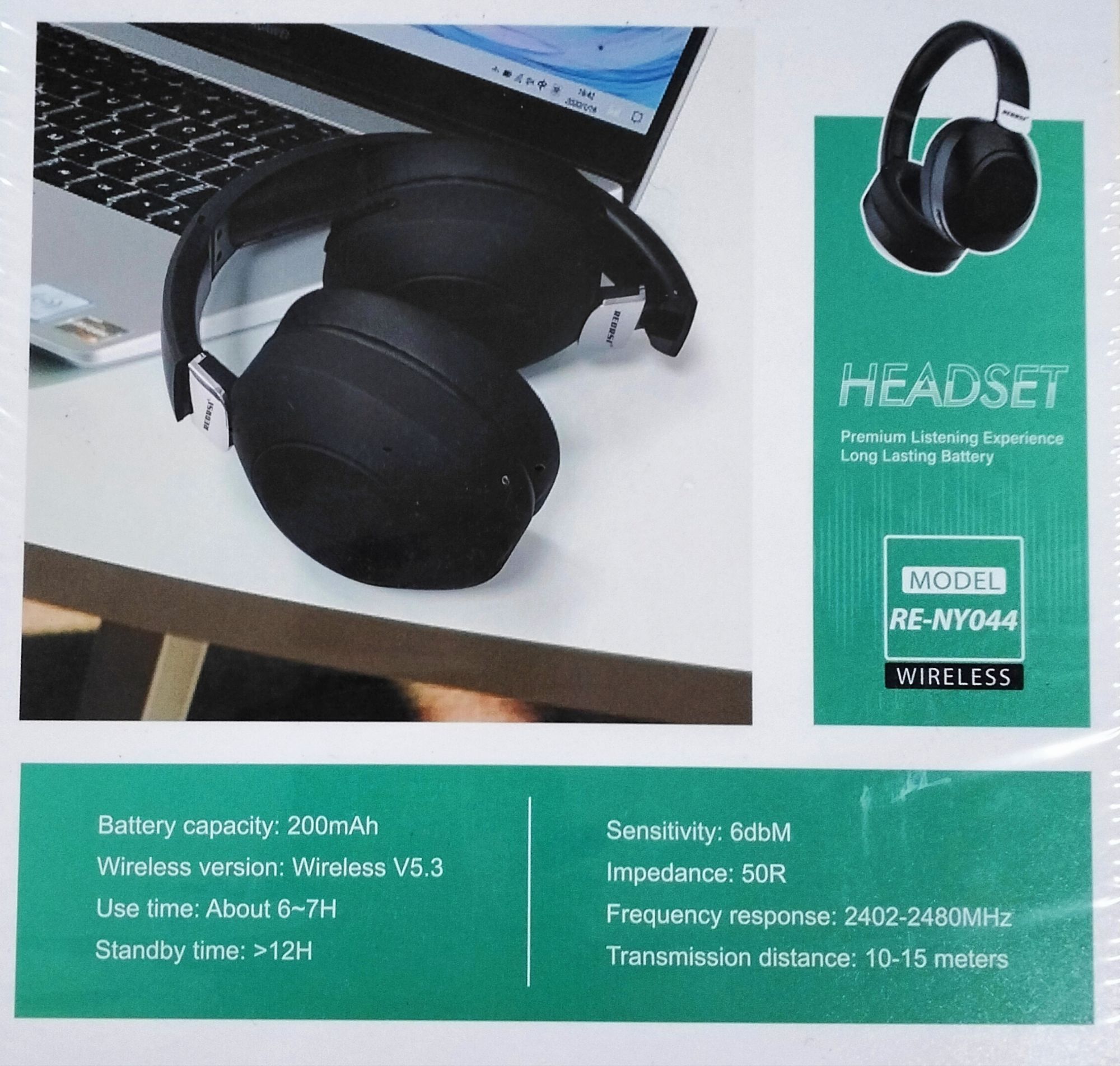 Picture of RECRSI RE-NY044 Wireless Earphone With Bass Stereo