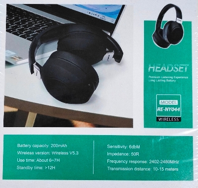 Picture of RECRSI RE-NY044 Wireless Earphone With Bass Stereo