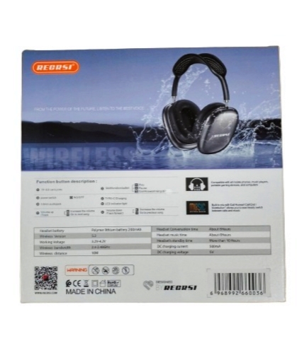 Picture of RECRSI RE-NY024 Wireless Stereo Music Headphone - Black