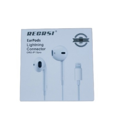Picture of RECRSI ORG-iP 13 pro EarPods Lightning Connector - White