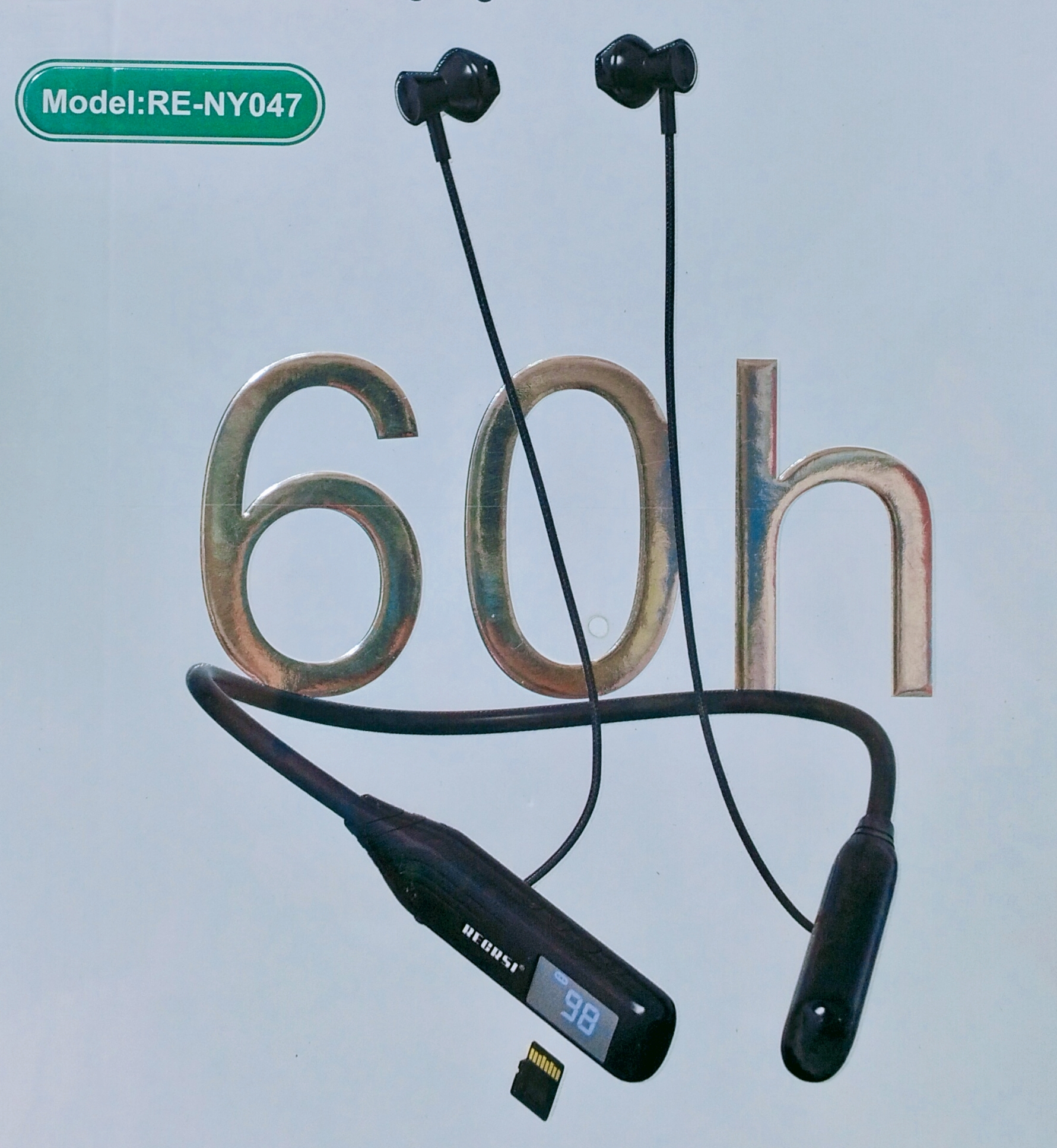 Picture of RECRSI RE-NY047 Sport Bluetooth Headset with TF-SD Card Support