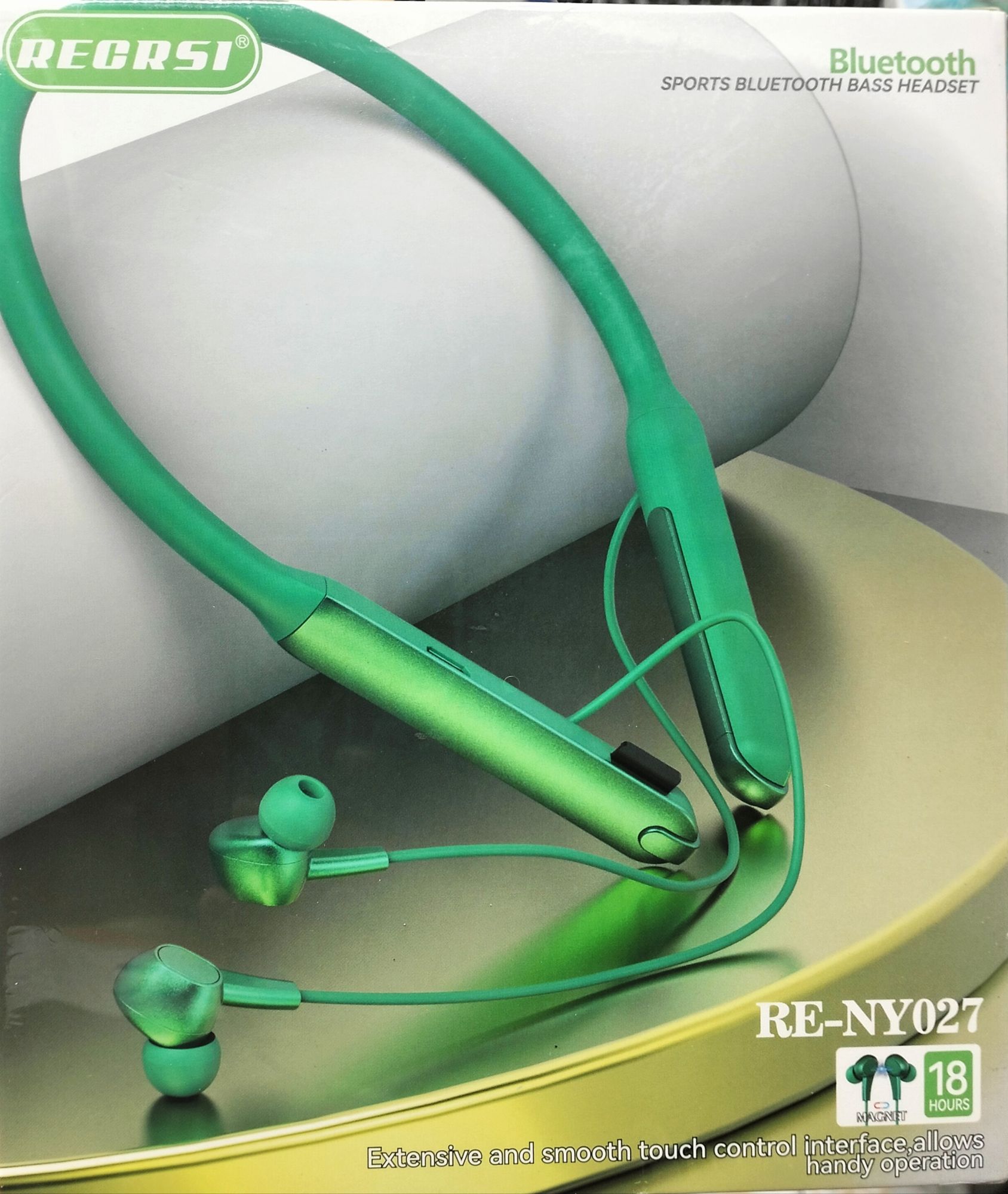 Picture of Sports Bluetooth Bass Neckband Headset - Multicolor