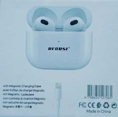 Picture of RECRSI RE-Air6 TWS Wireless Earbuds - White