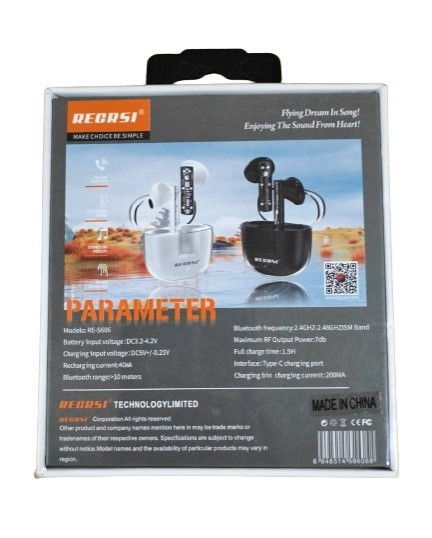 Picture of RECRSI RE-S606 Touch Wireless Earphone - Multicolor