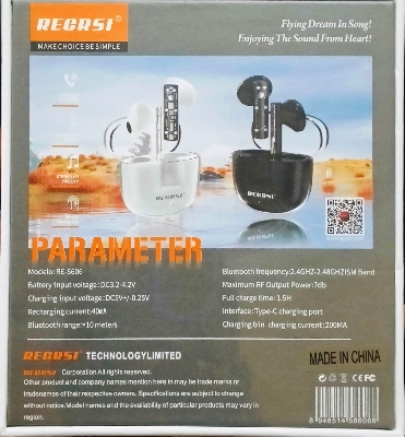 Picture of RECRSI RE-S606 Touch Wireless Earphone - Multicolor