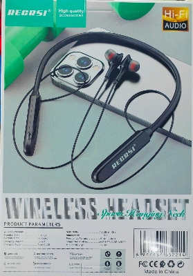 Picture of Wireless Sports Neckband and Comfortable to wear Earphone