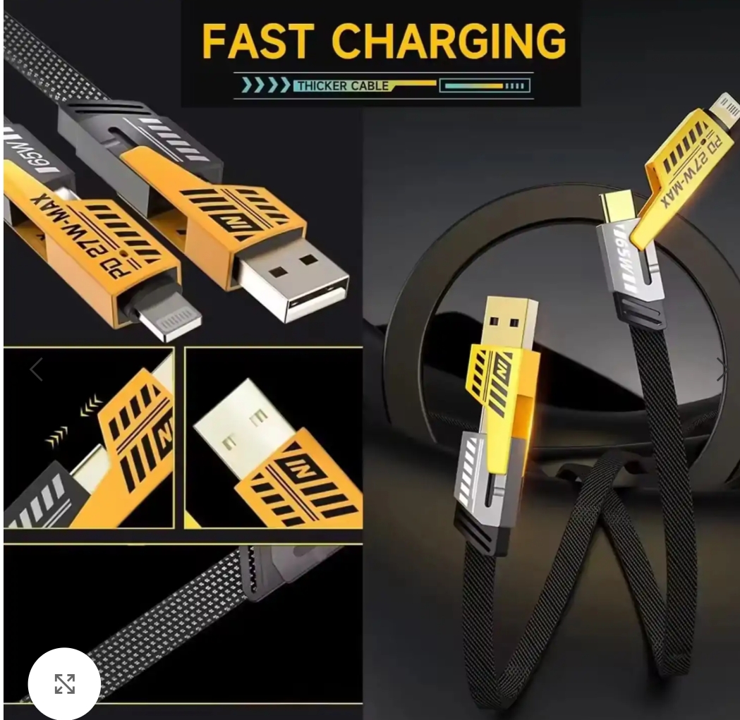 Picture of RECRSI 65W 4 in 1 fast Charging Data Cable