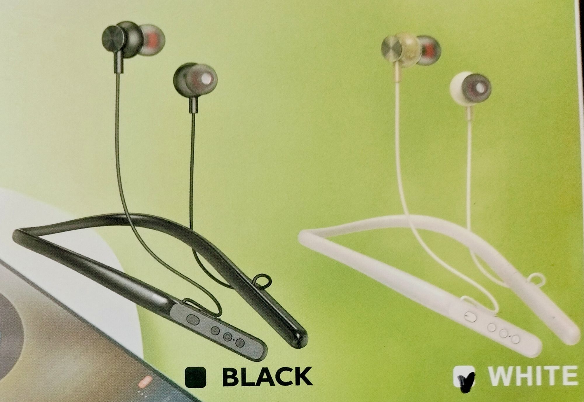 Picture of RECRSI RE-NY061 Silica Gel Material 60H Bluetooth Neckband - Multicolor