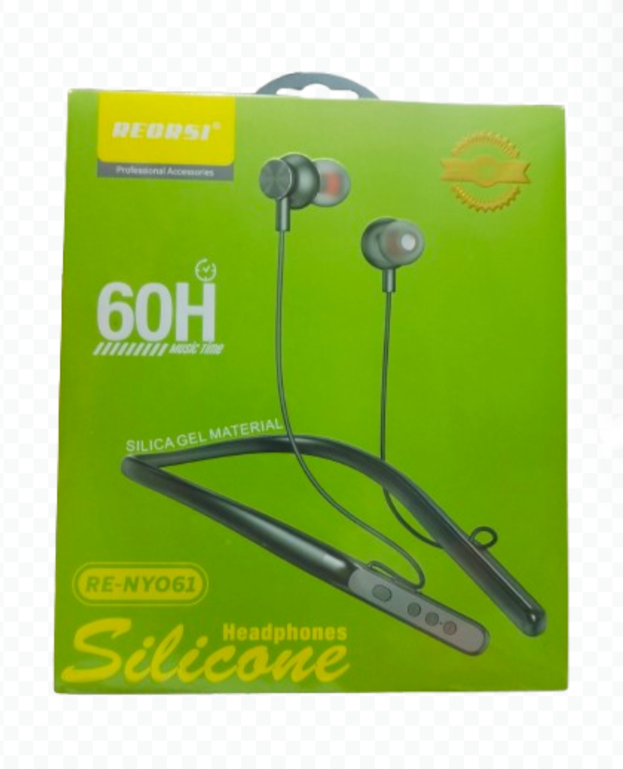 Picture of RECRSI RE-NY061 Silica Gel Material 60H Bluetooth Neckband - Multicolor