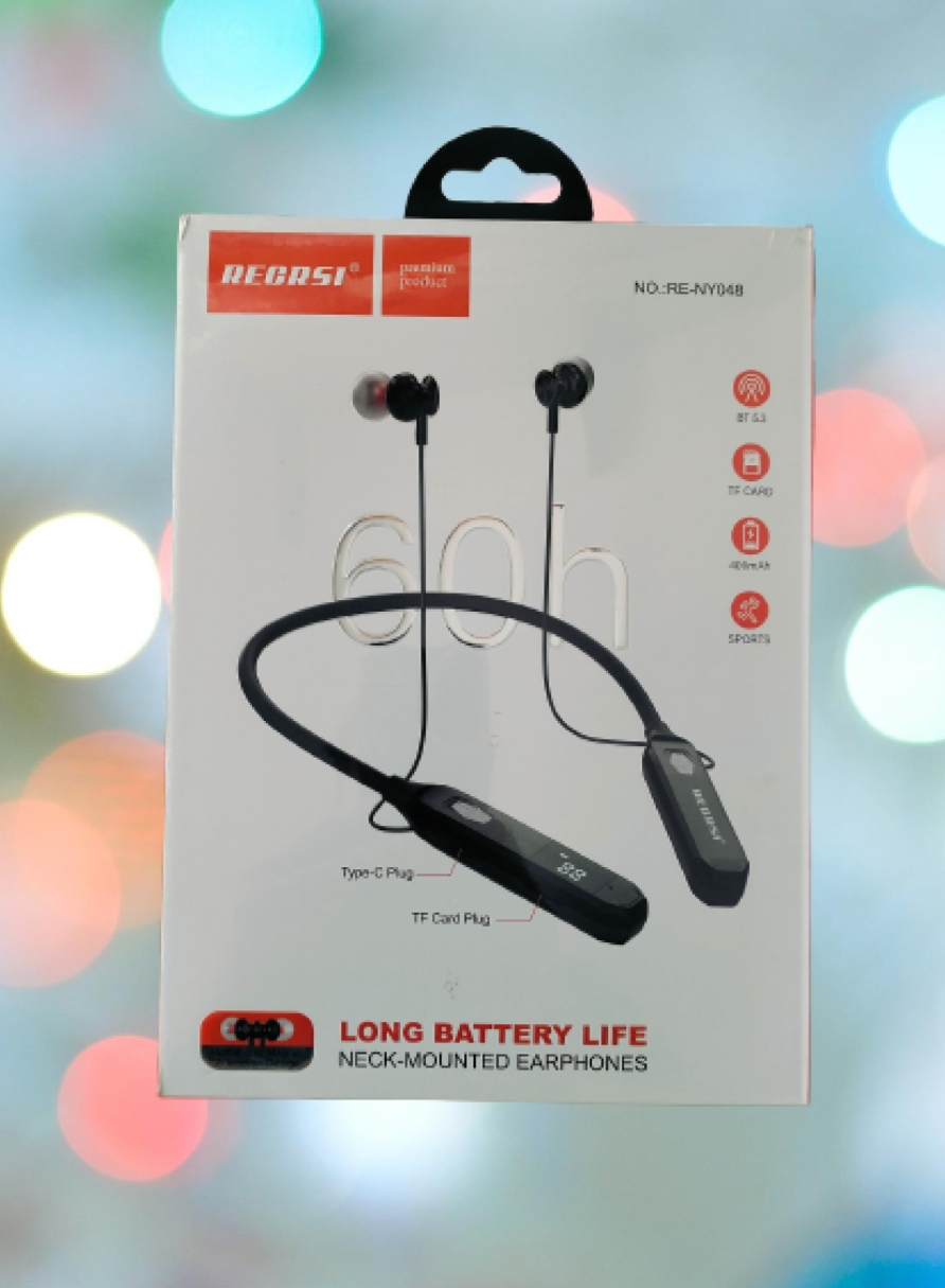 Picture of Long Battery Life Neck-Mounted Earphones