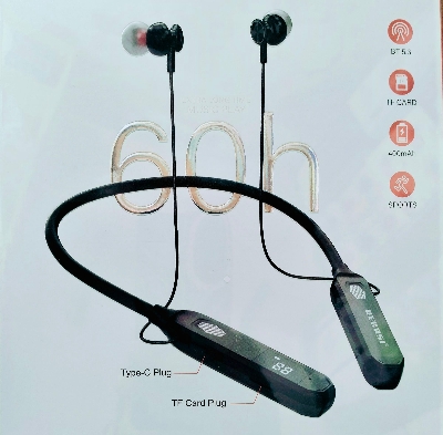 Picture of Long Battery Life Neck-Mounted Earphones