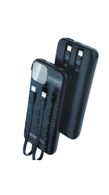 Picture of Intelligent Display of LED Power Bank 10000 mAh 22.5W - Black