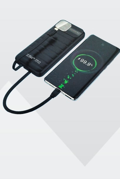 Picture of Intelligent Display of LED Power Bank 10000 mAh 22.5W - Black