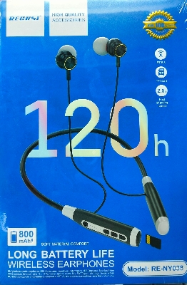 Picture of Wireless Sports Neck Hanging Soft Material and long life Battery Earphone