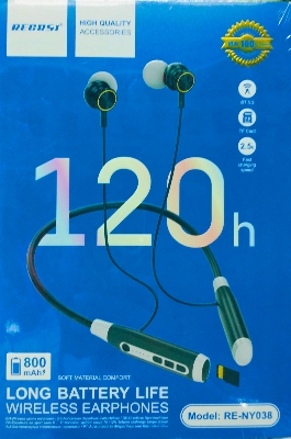 Picture of Wireless Sports Neck Hanging Soft Material and long life Battery Earphone