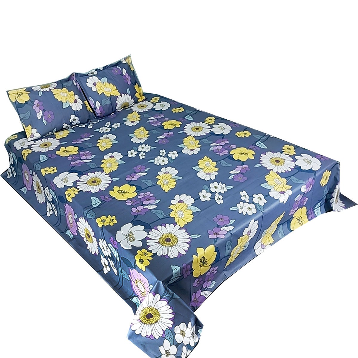 Picture of Double Bed Sheet with Two Pillow Covers