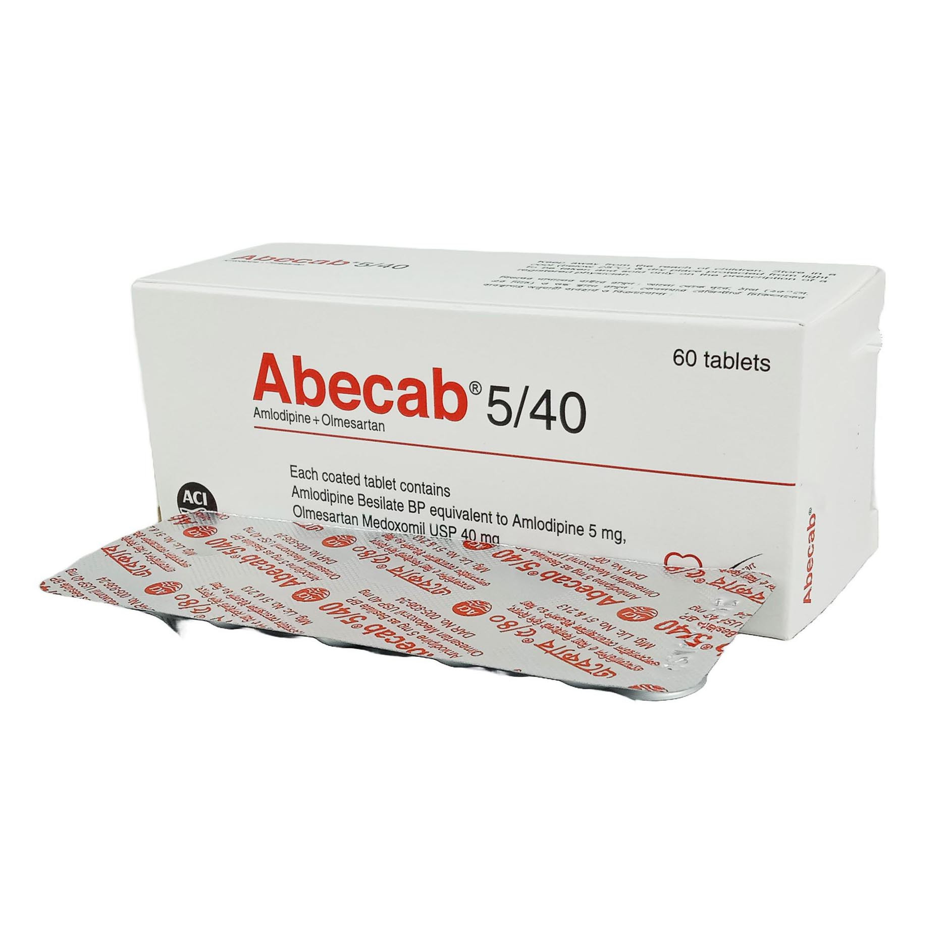 Picture of Abecab 5/40mg Tablet