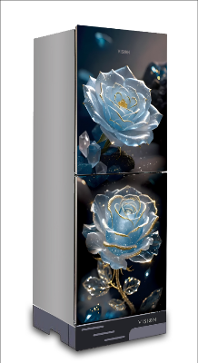 Buy VISION Glass Door Refrigerator RE-150 Liter Digital Mineral Flower Top Mount Online at Best Price