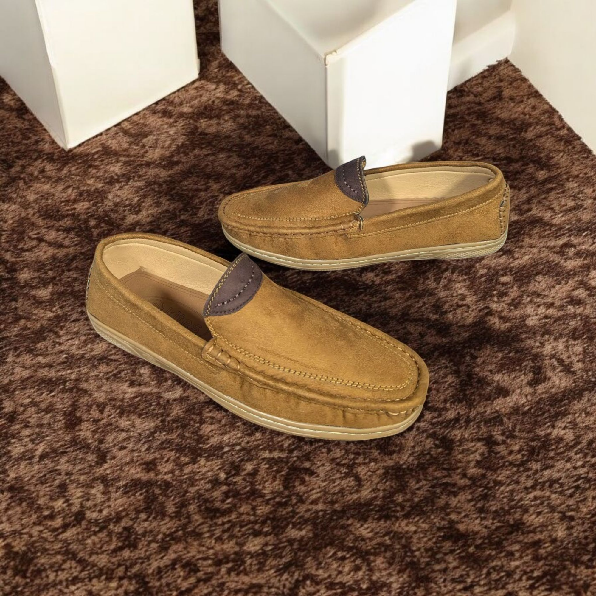 Buy Kites Suede Coffe loafer for men(china Suede leather, crape sole) at Best Price in Bangladesh
